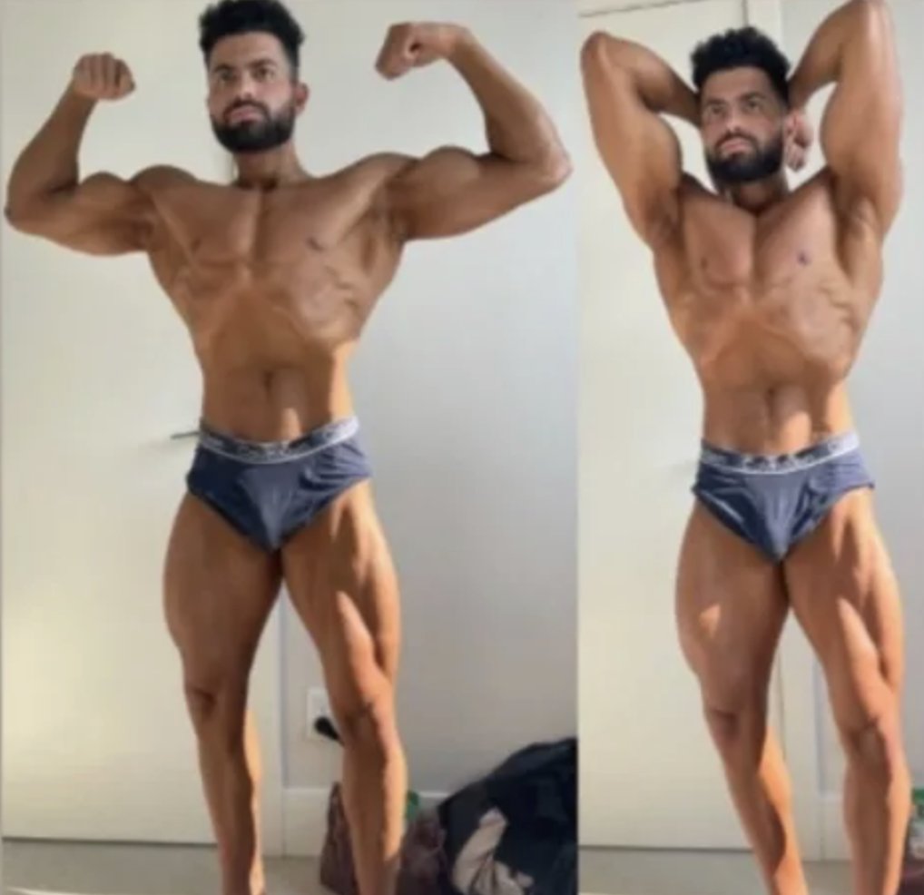 Client transformation - front and side, before and after